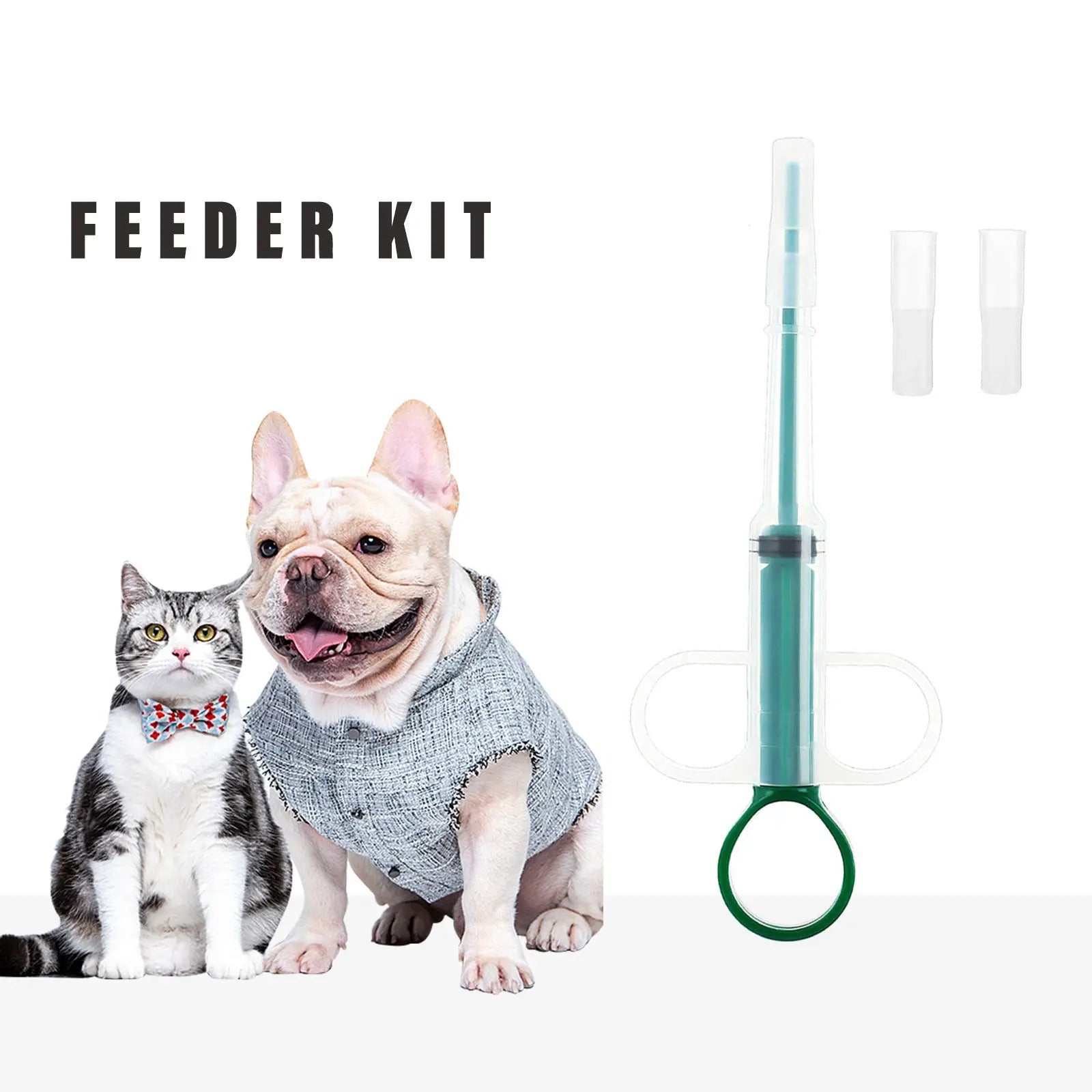 5-Pack 160mm Green Pet Pill Shooter – Soft Silicone Tip Feeder for Cats Dogs Wholesale Hub