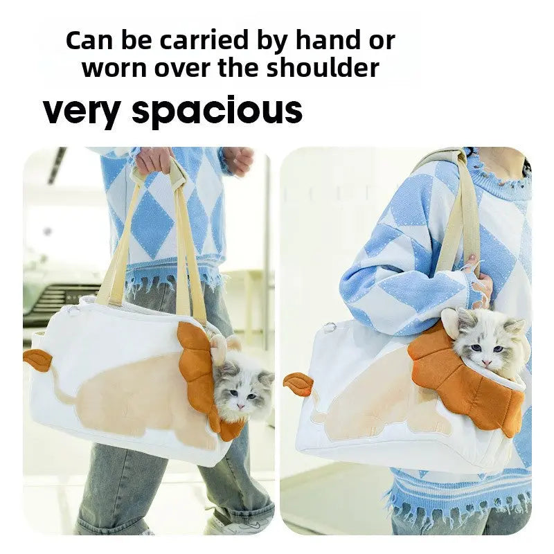 Lion Shape Pet Carrier Bag Large Capacity Breathable Mesh Adjustable Opening Portable Handheld Shoulder Travel Bag for Local Pet Owners and Small Animals Wholesale Hub